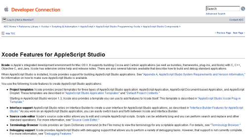 Applescript Studio Programming Guide